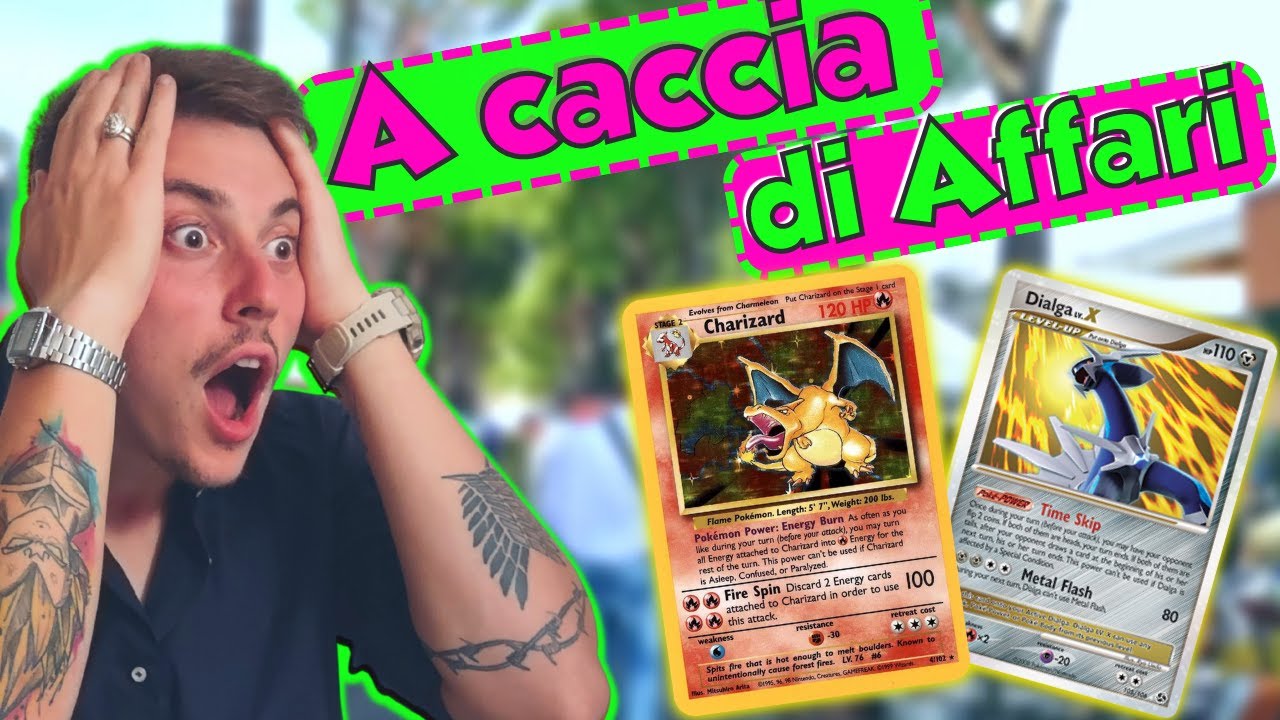 На блошином рынке, охота за редкими покемонами