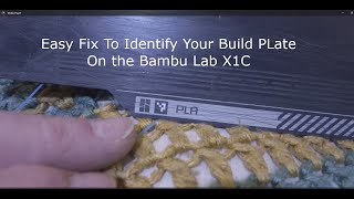 Bambu Lab X1c Cool plate not been Identified by scanner head . Solved
This is to show how I solved the problem of the cool plate not been recognised by the scanner head on the Bambu Lab X1C this could happen with all their printers. Bambu Lab X1c Cool plate not been Identified by scanner head . Solved