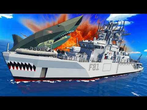 GIANT MEGALODON Attacks Our Torpedo Ship! (Stormworks)