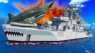 GIANT MEGALODON Attacks Our Torpedo Ship! (Stormworks)