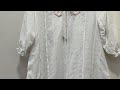 Let’s learn …….How to make this white summer top