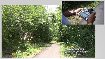 Drone OBSTACLE AVOIDANCE flying through VEGETATION with TeraRanger Tower Evo