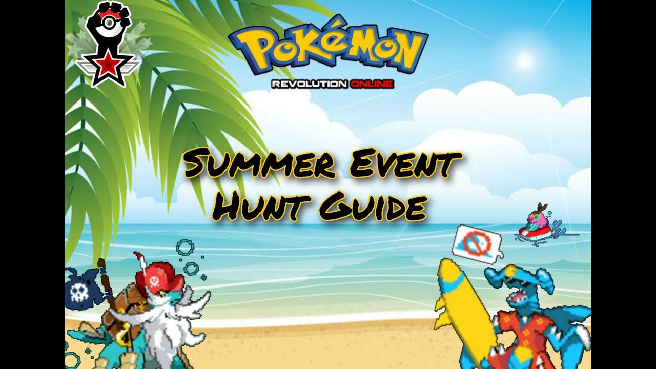 Summer Event Hunt Guide Pokemon Revolution Online YouTube