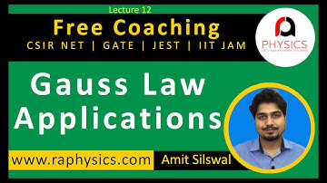 Gauss Law Application | Electrostatics | NET PHYSICS | GATE | JEST | IITJAM| Lec -12