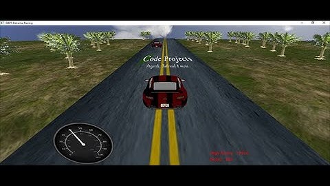 3D CAR RACE GAME IN C PROGRAMMING WITH SOURCE CODE