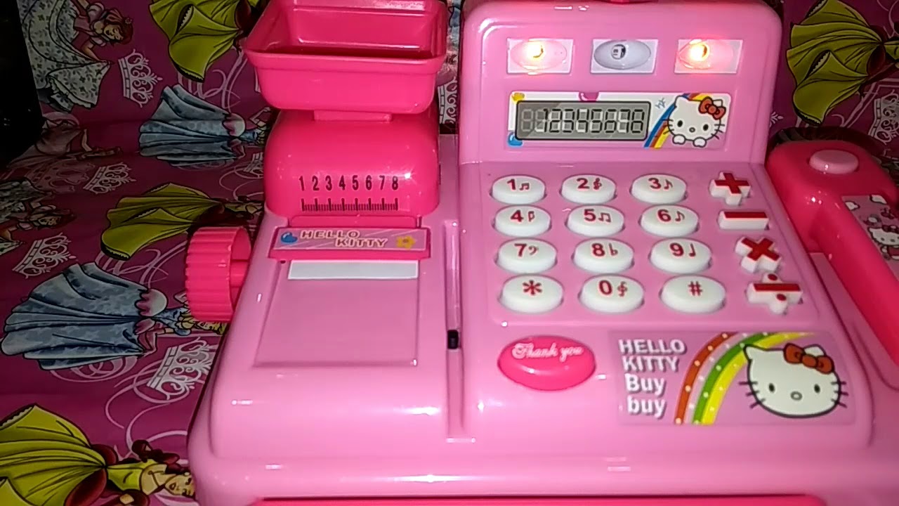 Unboxing mainan anak mainan kasir kasiran gambar hello Unboxing mainan anak mainan kasir kasiran gambar hello