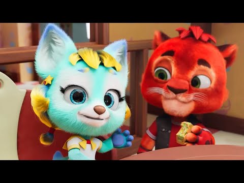 😼 Супер Мяу — Еда раздора — Серия 33 — Мультик про котиков для детей