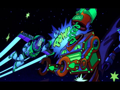 ºoº バズ・ライトイヤーのスペースレンジャースピン アトラクションライドビュー Buzz Lightyear&#39;s Space Ranger Spin Ride View at WDW
