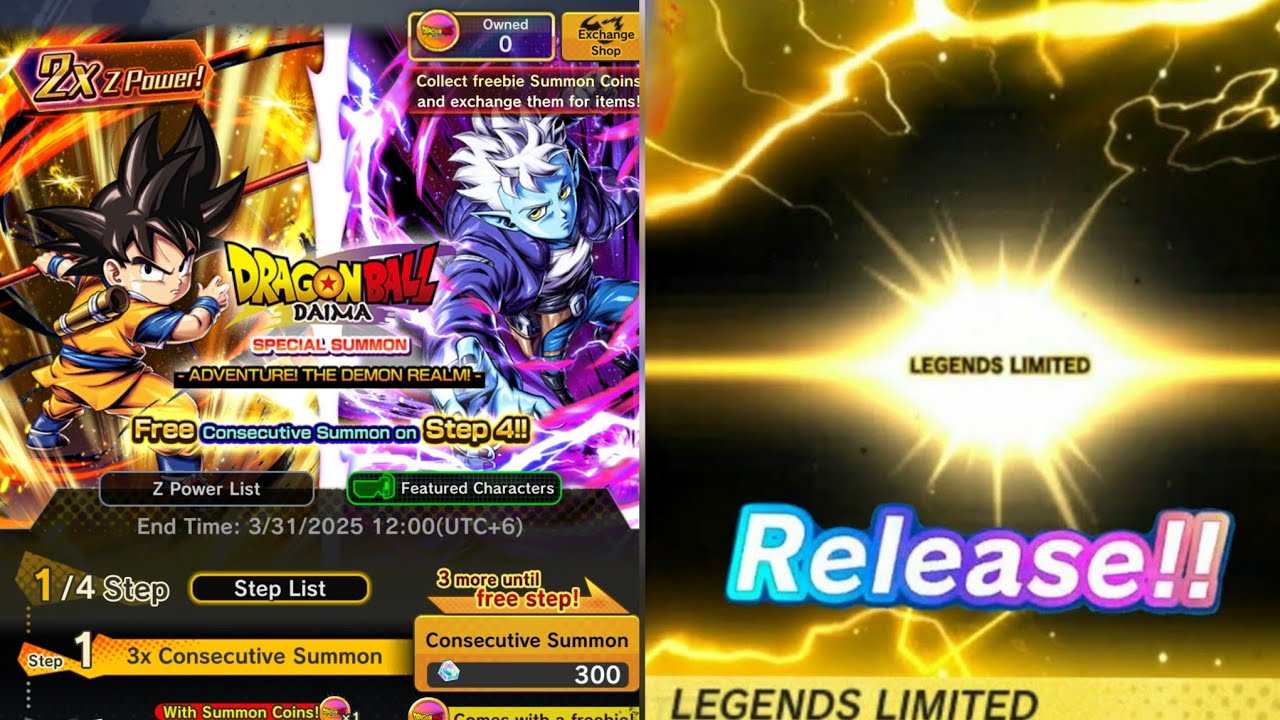 NEW Daima Goku And Glorio Summons!!(14 Stars)-Dragon Ball Legends