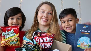 TASTING SNACKS FROM GERMANY WITH SNACK SURPRISE UK | Sammy Louise