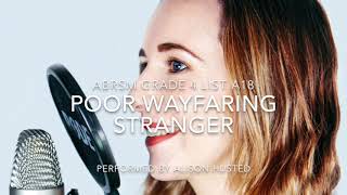 Vignette de la vidéo "Poor Wayfaring Stranger - Grade 4 ABRSM List A A18 - Alison Husted"