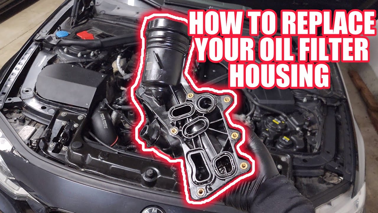 Which Way To Unscrew Oil Filter Oil Filter Housing DIY on my 340i (No Trans Cooler Removal) - YouTube