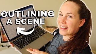 outlining a scene with my fave 'bullet point outlining' method // novel writing vlog