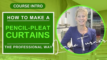 How to Make Pencil-pleat Curtains.(Watch the Course Intro) #howto #videocourse