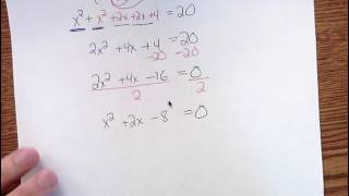 Solving a Nonlinear System of Equations by Substitution 2