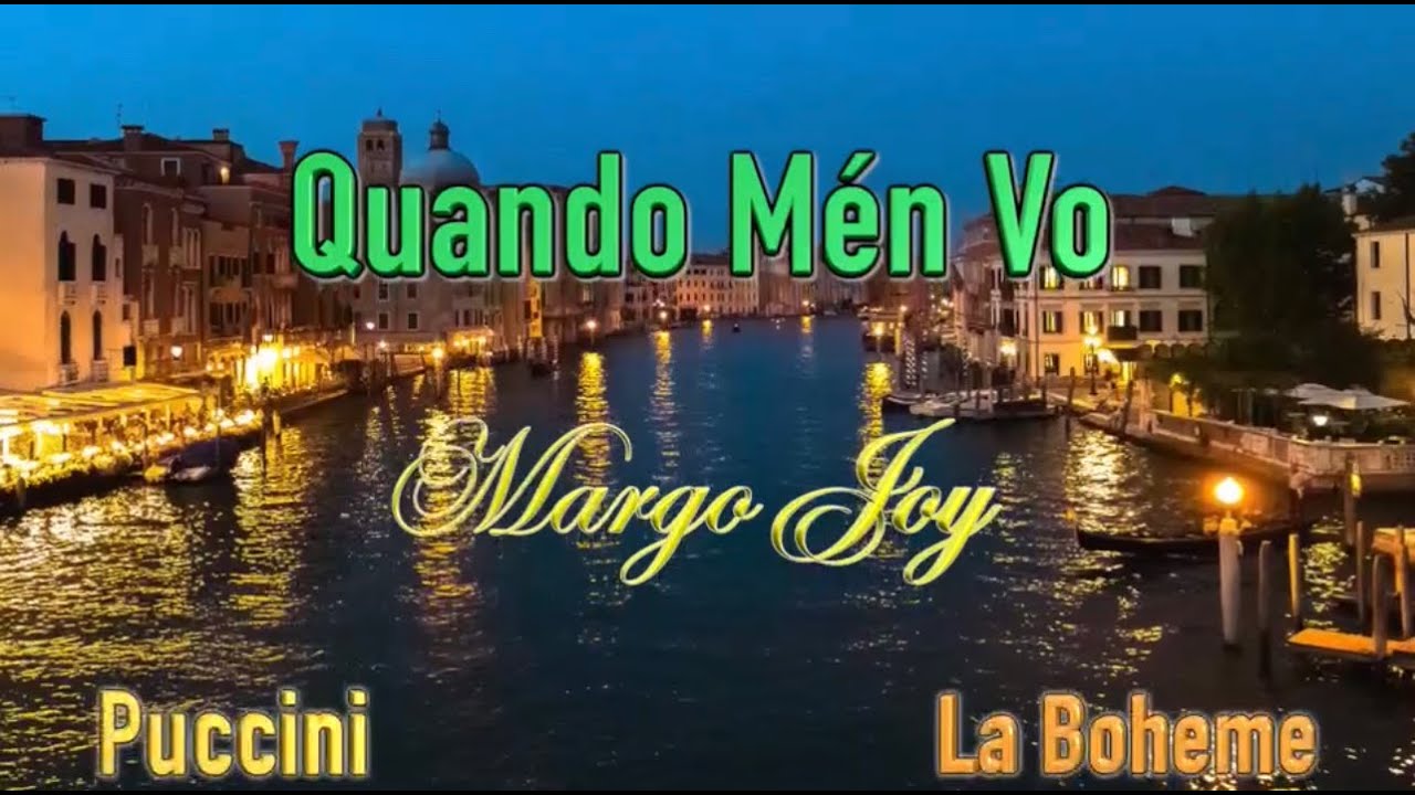 Quando Me'n Vo | Margo Joy | La Boheme | Musetta's Waltz | Puccini @AveMariaRecords