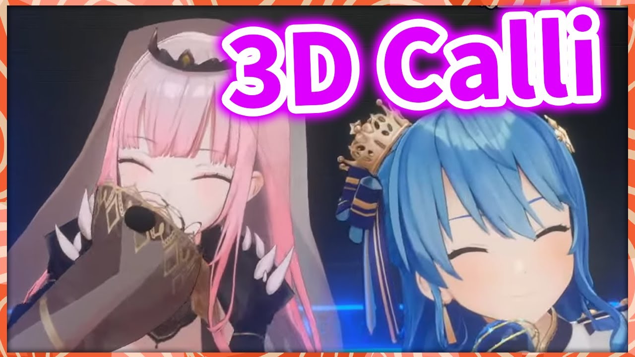 We Finally get to see 3D CALLI on STAGE with Suisei 【Hololive】