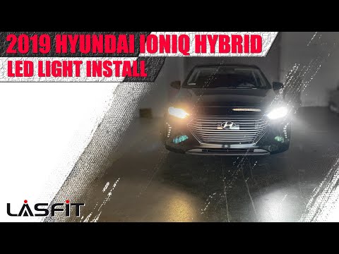 Change headlight turn signal light to LED bulbs on 2017 2018 2019 2020 Hyundai Ioniq