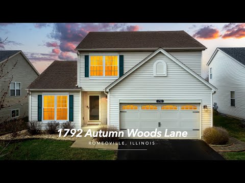 1792 Autumn Woods Ln, Romeoville, IL home video tour