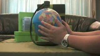 8 inch Floating Blue Globe