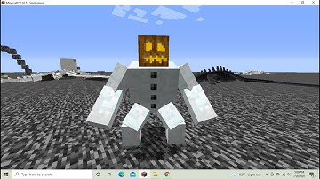 Mutant Snow Golem Vs Mutant Monsters - In Minecraft