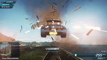 Need for Speed  Most Wanted 2012 Airport jump |Bugatti Veyron|
