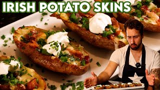 IRISH POTATO SKINS | SAINT PATRICK'S DAY APPETIZER | #stpaddysfood