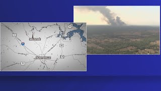Walker County wildfire grows to estimated 1,200 acres, 10% contained, Texas A&M Forest Service says