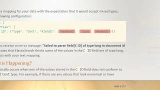 Resolving the failed to parse field[C ID] Error in ElasticSearch 7 and Kibana