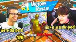 Nick Eh 30 *RECRUITS* CLIX as NEW DUO... this happened! (Fortnite Cash Cup)