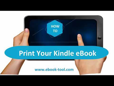 How To Print Kindle Ebooks