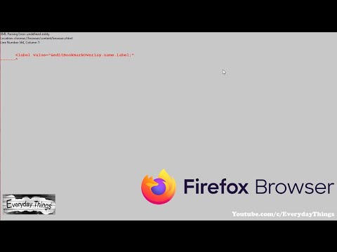 Mozilla failed during upgrade, Firefox running but show only error code