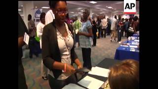 Job fair offers hope to thousands who are unemployed in South Florida, bringing in about 120 employe
