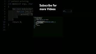 Pattern Printing in C Programming Part 1 #computerprogrammer #beingcoder #coderscommunity