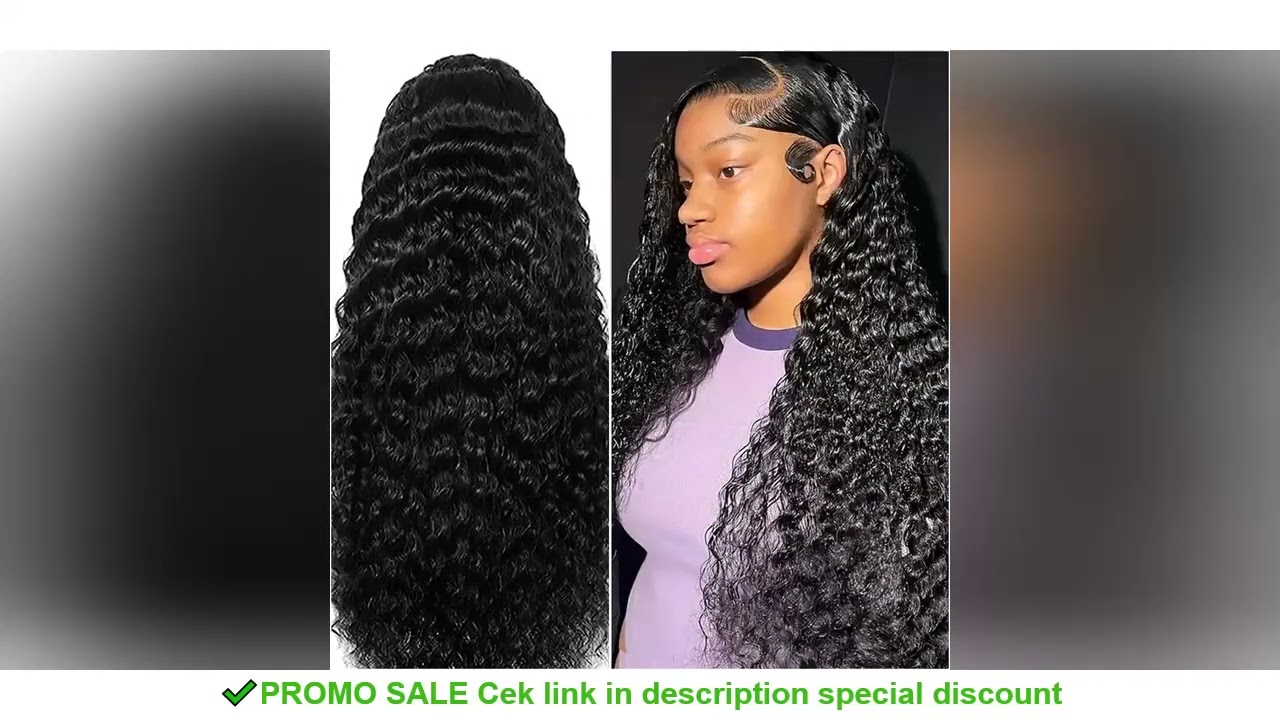 200% Density 13x6 Hd Lace Frontal Wigs Brazilian 38 Inch Deep Wave 100% Human Hair 5x5 Lace Front Wi