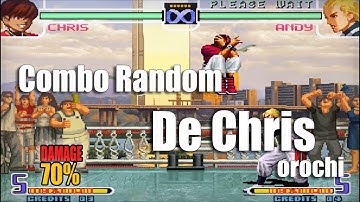 Combo Random #33 | Chris Orochi - KOF 2002 Magic Plus [Tutorial]