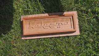 hand carved and routed wooden name plate by Ifiok Obot 1,833 views 7 years ago 3 minutes, 2 seconds
