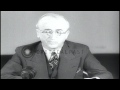 Us secretary of state james f byrnes reports in the us on the first meeting of cstock footage