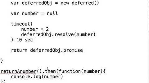 Promises and ASYNC Operation for new developers