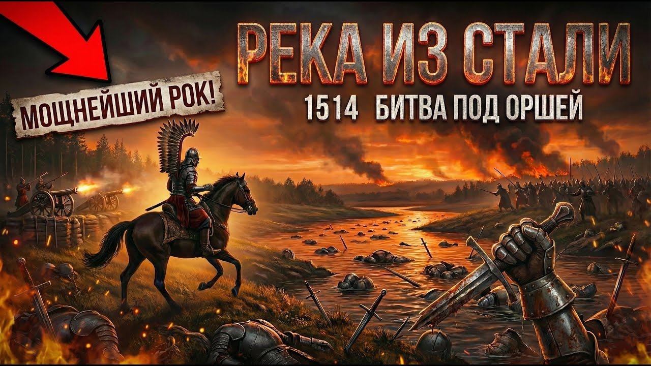 РЕКА ИЗ СТАЛИ: Эпический рок-гимн Битвы под Оршей (1514)