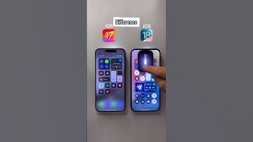 iOS 17 vs iOS 18: What’s the main difference?Full comparison! #iOS17vs18 #iOS17 #iOS18 #AppleUpdate