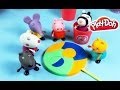 Peppa Pig Italiano, Giocare con la pasta del Play Doh, divertente grande lecca lecca, Lollipop