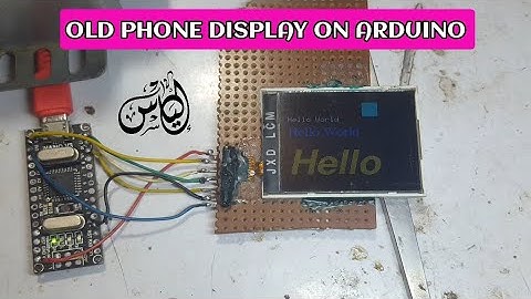 NOKIA DISPLAY ON ARDUINO DETAILS EXAMPLES AND PINOUTS Urdu Hindi