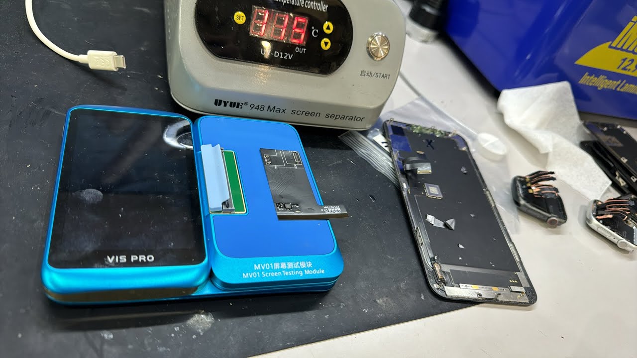 iPhone 11 Pro Max 500円でガラス画面割れ直してみた！OCAデジタイザー