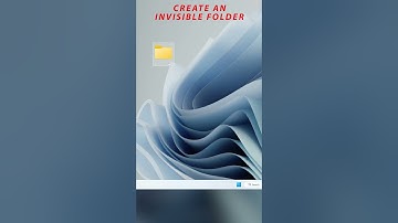 যেকোনো Folder কে অদৃশ্য করে ফেলুন। how to make a folder invisible #computer #windows #tricks #হজপজ