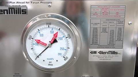 French Press G M Cell Disruption Operating Instructions Part 08 Planning for Target Pressure 0613