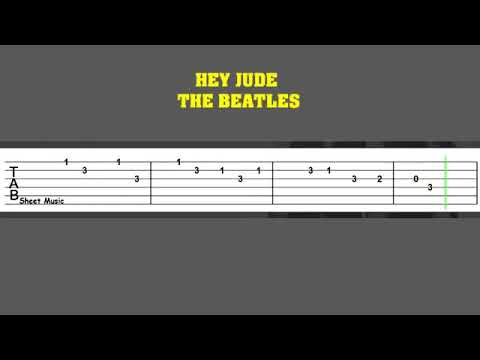 HEY JUDE TABLATURA - YouTube