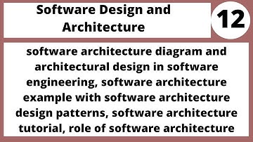 software design and architecture IN Hindi|Urdu CSE303 LECTURE 12