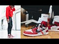 Nike Air Jordan 1 Off-White Chicago On Feet Review - 2020