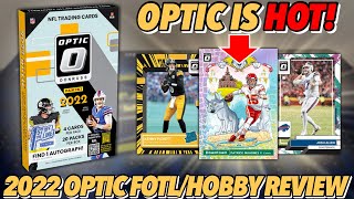 EARLY FIRST LOOK AT THE NEW OPTIC 🏈! 🔥 2022 Panini Donruss Optic Football FOTL Hobby Box Review